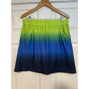 L Golf Skort Bette & Court Athletic Skirt‎ Colorful Pockets Pickle Ball Casual